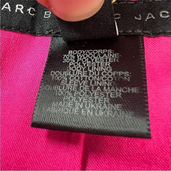 Marc By Marc Jacobs Double Breasted Wool Blend Pea Coat Winter Jacket size XS - Picture 9 of 11